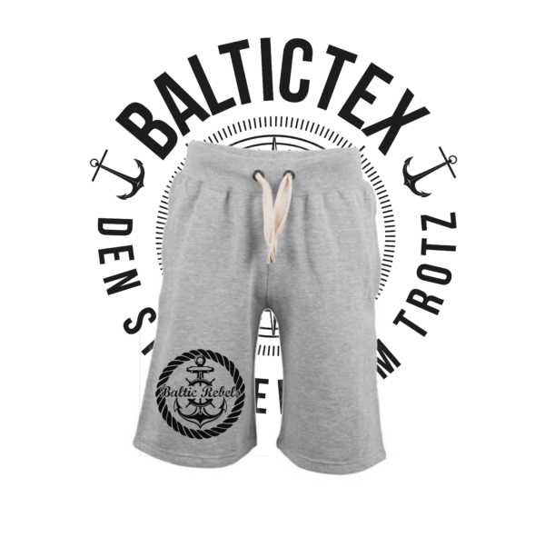 Jogginghose kurz - BALTIC REBELS - Logo "Anker" – Bild 2