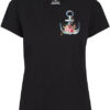 T-Shirt Damen - Anker und Blumen – Bild 2