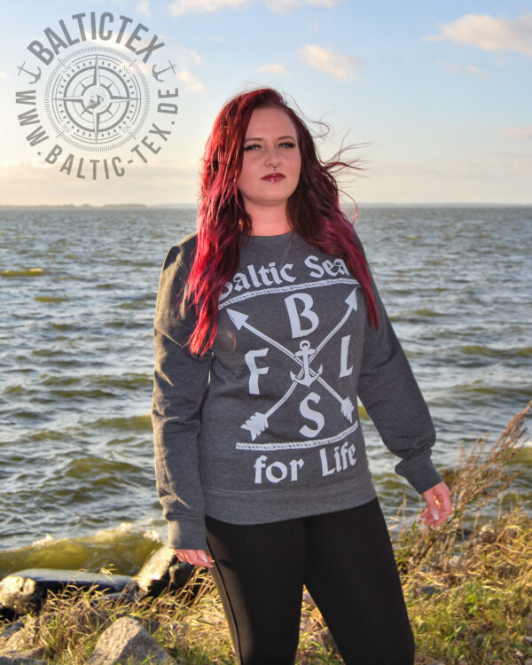 Sweatshirt Damen - Baltic Sea For Life (einfarbig)