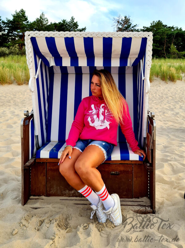 Hoodie - Insel Usedom mit Anker